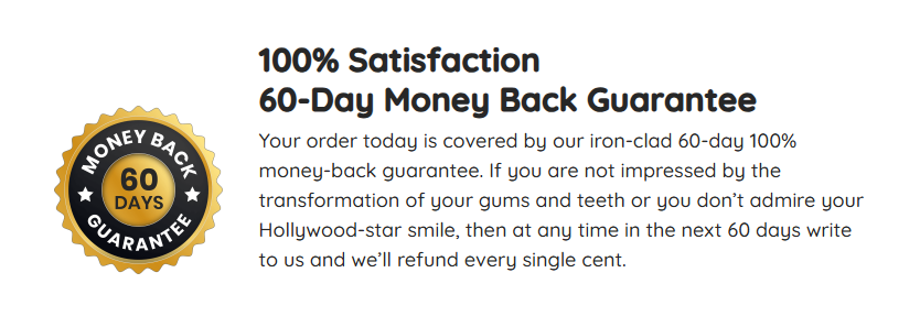 Prodentim Money Back Guarantee