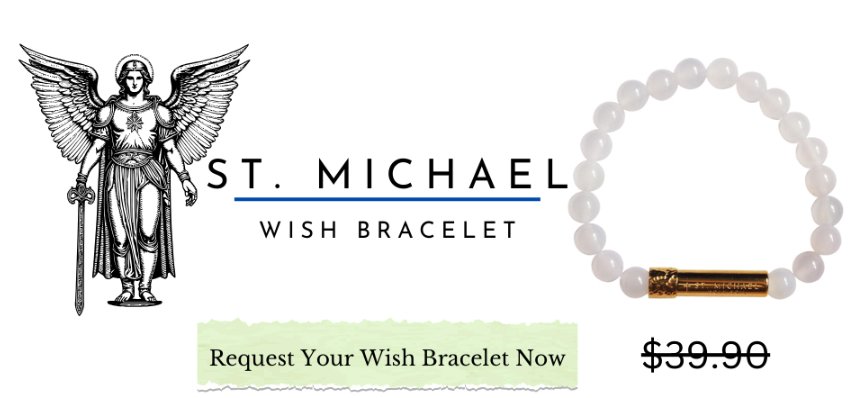 St. Michael wish bracelet